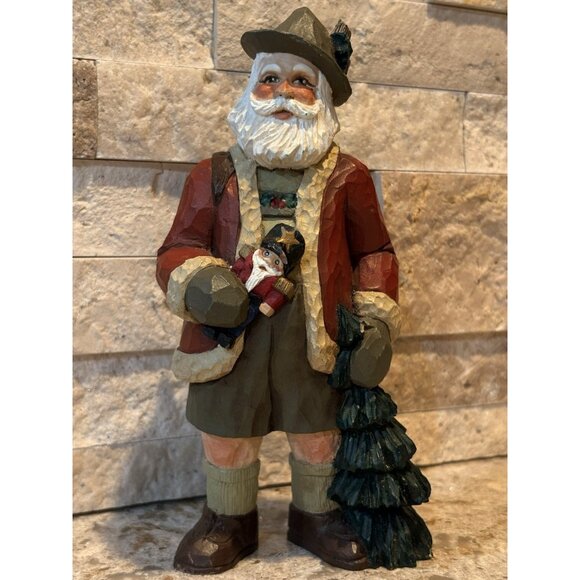 Blue Mountain Collectibles German Santa Figurine Christmas Around the World 7” - Picture 8 of 11